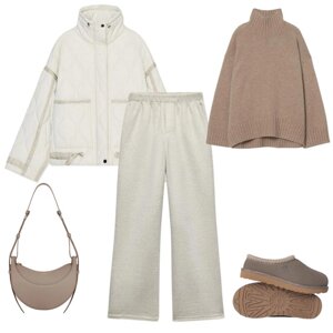 Жіночі утеплені штани ZARA з вовною у складі S XS