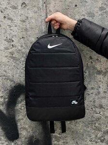 Міський Рюкзак Nike 1115 Чорний спортивний Чоловічий Найк