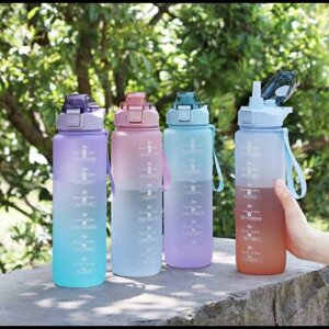 Пляшка для води, пляшка для спорту, різні кольори, 1 л