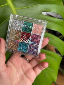 Тіні кольорові з блискітками Handaiyan Glitter Eyeshadow, 3 види