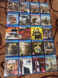 Диск Sony Ps4/5 (Mortal. Lego. Gta. Tekken. Ufc. Assasins. Dirt. Metro. Fifa)