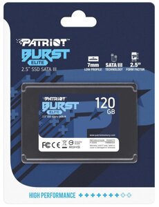 Твердотільний накопичувач, SSD диск, Patriot Burst 120Gb, 240Gb, 480Gb.