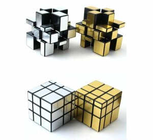 Дзеркальний кубик Рубіка QiYi ( золотий, срібній ) ( дзеркальний кубик )