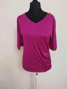 Блузка жіноча топ Louis Vuitton Франція Розмір L колір фукція