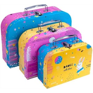 Набір валіз 3 штуки KITE Magic Bunny K21-189