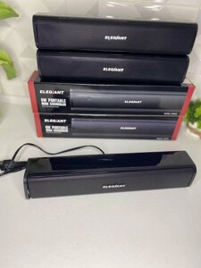 Портативний USB-динамік колонка ELEGIANT SR050 саундбар