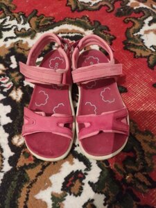 Розмір дитячого взуття 34 ecko ecco, рожеві босоніжки, оригінальні, взуття