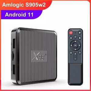 СМАРТ ТВ-приставка X98Q X98H 2-4Гб/16-32 Гб Android 11 12 IPTV