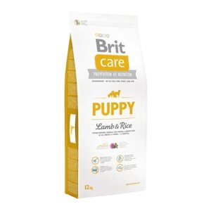 Корм для собак brit care puppy lamb 12kg