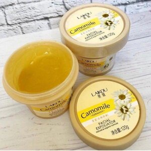 Пілінг, скатка LAIKOU Camomile Facial Exfoliator з екстрактом ромашки,