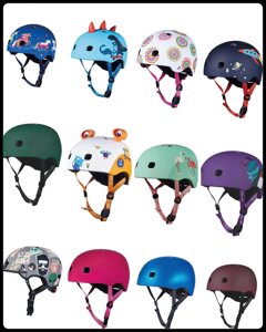 Шолом Micro дитячий захисний шолом для катання на самокаті, роликах