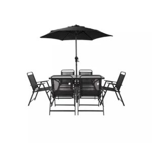Набір садових меблів бахама стіл +6 крісла +зонтні садові меблі