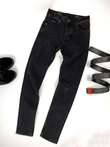 Чоловічі джинси Dolce Gabbana чорні потерті джинси Дольче Габана d046