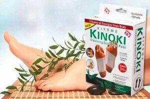 Пластирі 10 шт. для виведення токсинів KINOKI для чищення лімфи детокс