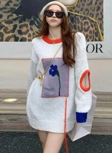 Жіночий светр свитер Hermes люксовий теплий кофта світшот преміум
