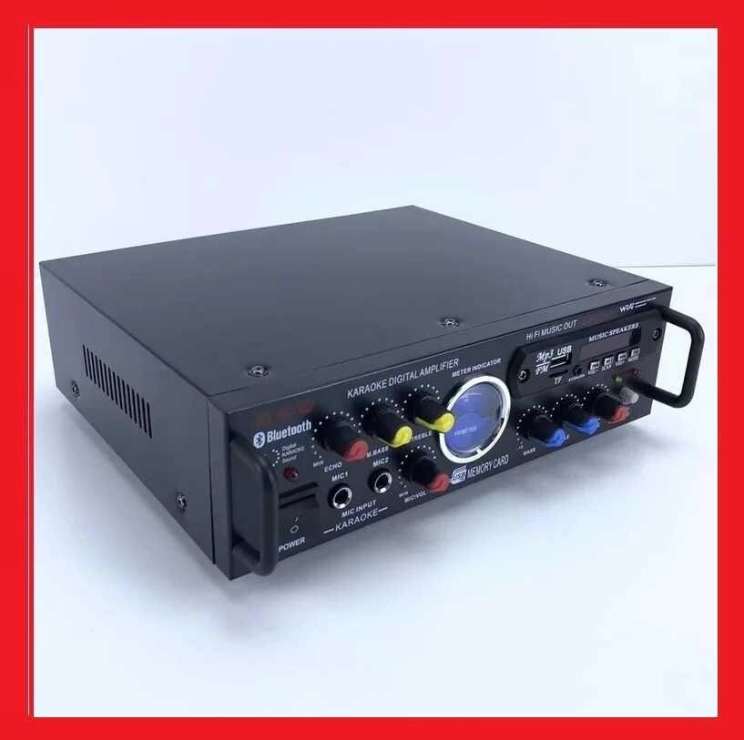 Підсилювач потужності звуку Amplifier 339BT Блютуз, FM тюнером і караоке від компанії Artiv - Інтернет-магазин - фото 1