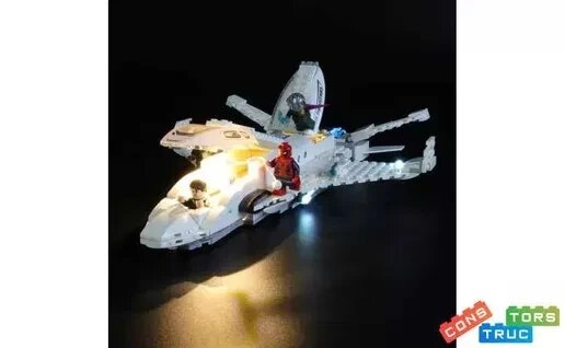 Підсвічування для набору LEGO Super Heroes Старк-джет та напад дрону від компанії Artiv - Інтернет-магазин - фото 1