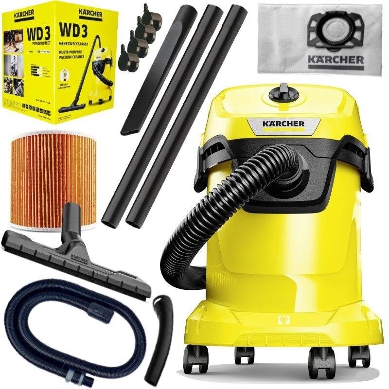 Пилосос karcher wd3 Karcher wd 3 OLX Новий від компанії Artiv - Інтернет-магазин - фото 1