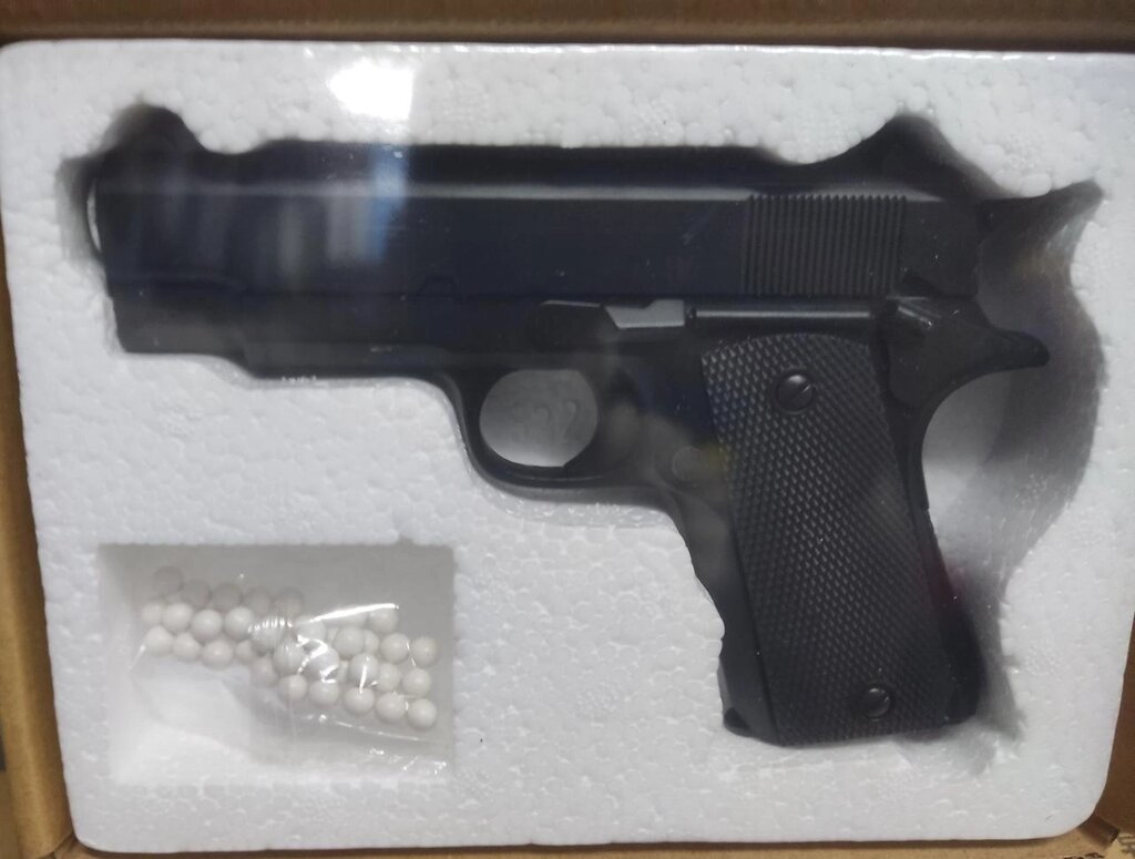 Пістолет CYMA ZM22 металевий + пластик з кульками іграшковий від компанії Artiv - Інтернет-магазин - фото 1