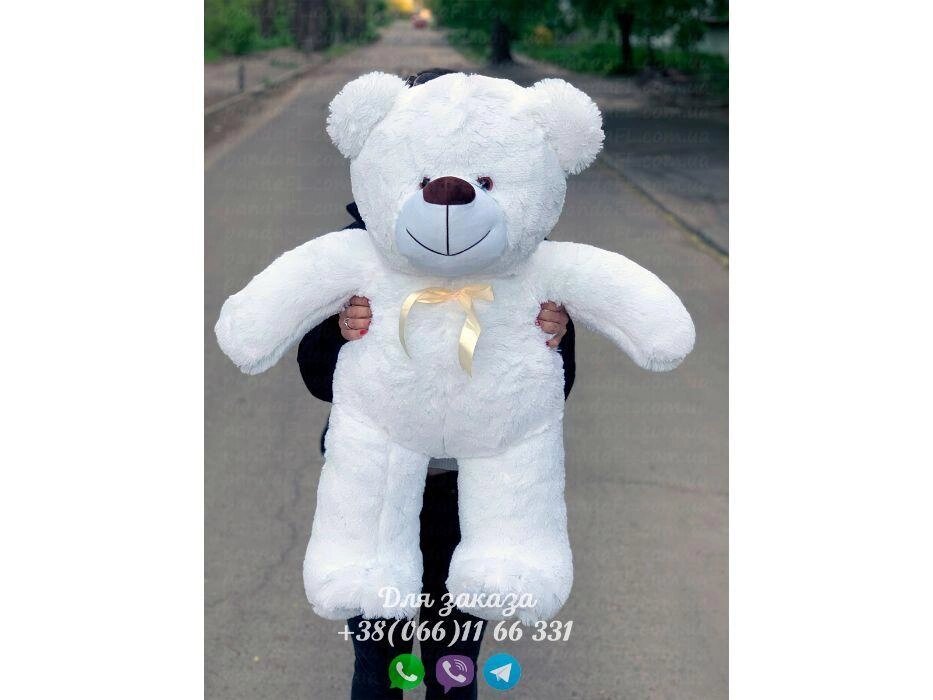 Плюшевий ведмедик білий 100 см. М'яка іграшка. ведмедика. Ведмідь від компанії Artiv - Інтернет-магазин - фото 1