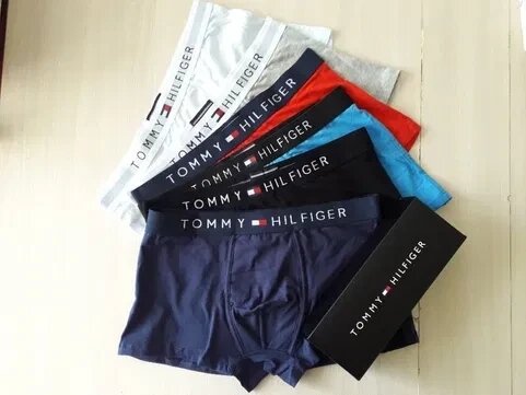 Подарунковий набір чоловічої білизни/трусів/боксерів 5 шт. Tommy Hilfiger від компанії Artiv - Інтернет-магазин - фото 1