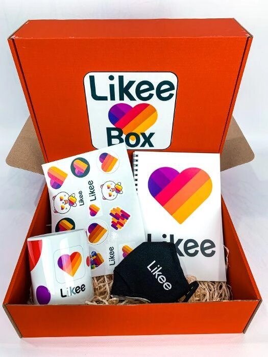Подарунковий набір Likee Box Лайки Бокс Чашка Подарунок для дівчинки від компанії Artiv - Інтернет-магазин - фото 1