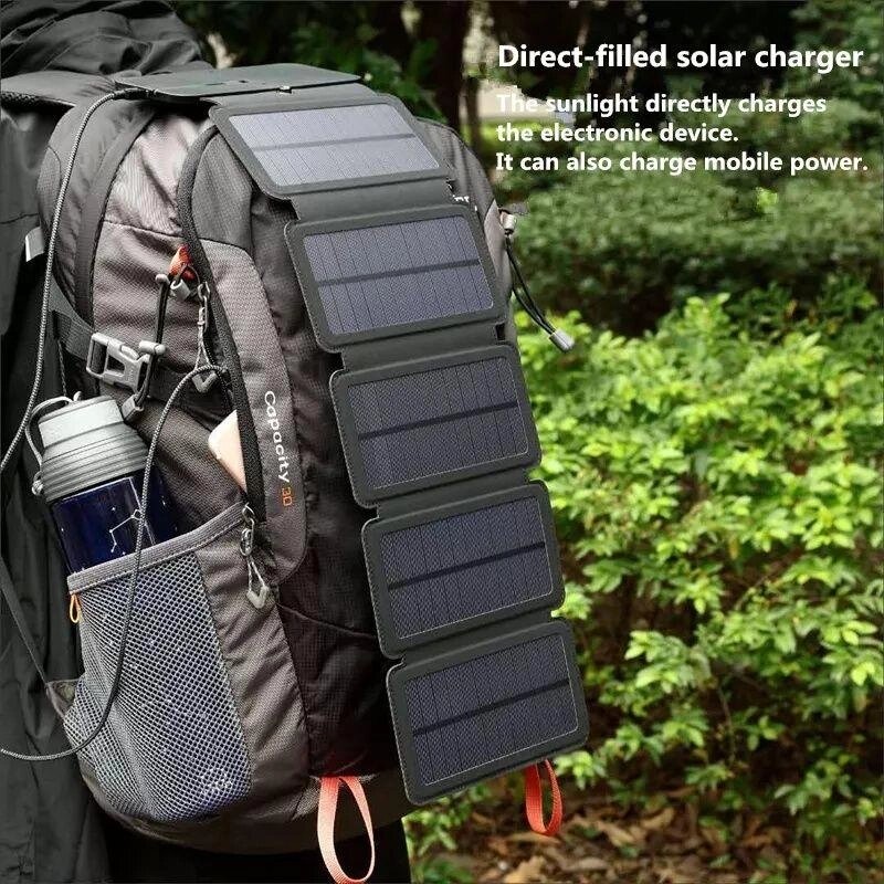 Портативна туристична сонячна батарея зарядний пристрій від компанії Artiv - Інтернет-магазин - фото 1