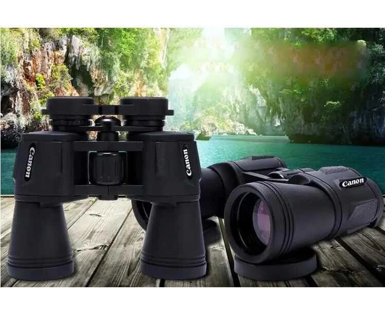 Потужний бінокль Canon 70x70, прогумований бінокль для полювання від компанії Artiv - Інтернет-магазин - фото 1