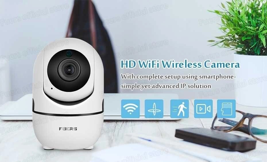 Поворотна Smart WiFi IP-камера FUERS, роздільна здатність 2 МР від компанії Artiv - Інтернет-магазин - фото 1