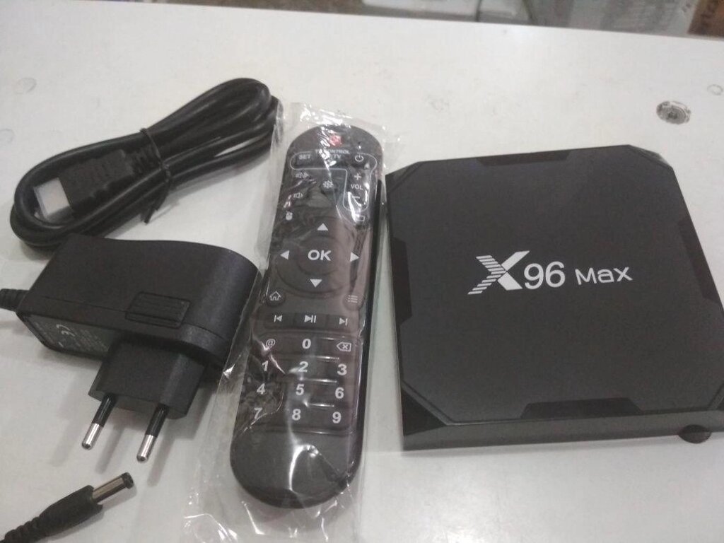 Приставка Смарт-ТВ Android-box X96max+, HK1 2-4/16-64 налаштована від компанії Artiv - Інтернет-магазин - фото 1