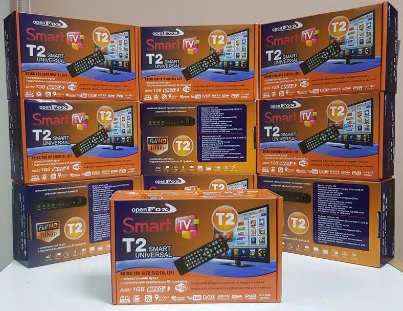 Приставка Т2 ресивер-приймач тюнер DVB-T2 OpenFox T2 Mini Smart YouTu від компанії Artiv - Інтернет-магазин - фото 1