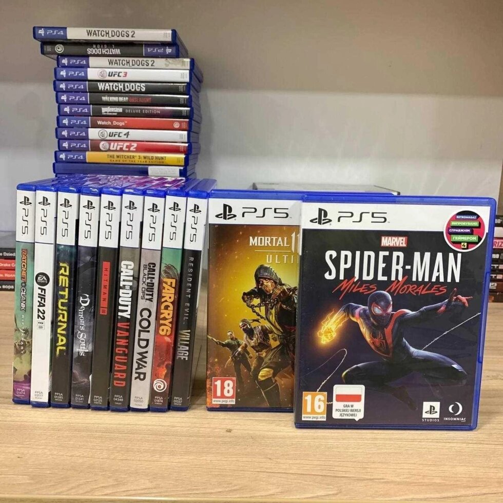 PS5 Ігри Mortal Spider Man Fifa CoD Ratchet Vanguard Demons Sols від компанії Artiv - Інтернет-магазин - фото 1