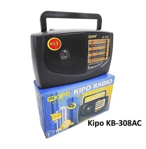 Радіоприймач Kipo KB-308АС Pro чорний