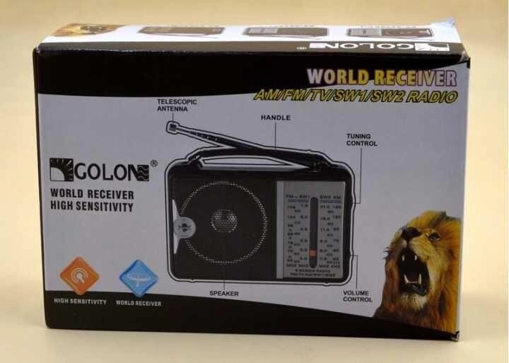 Радіоприймач Golon RX-606AC Радио від компанії Artiv - Інтернет-магазин - фото 1
