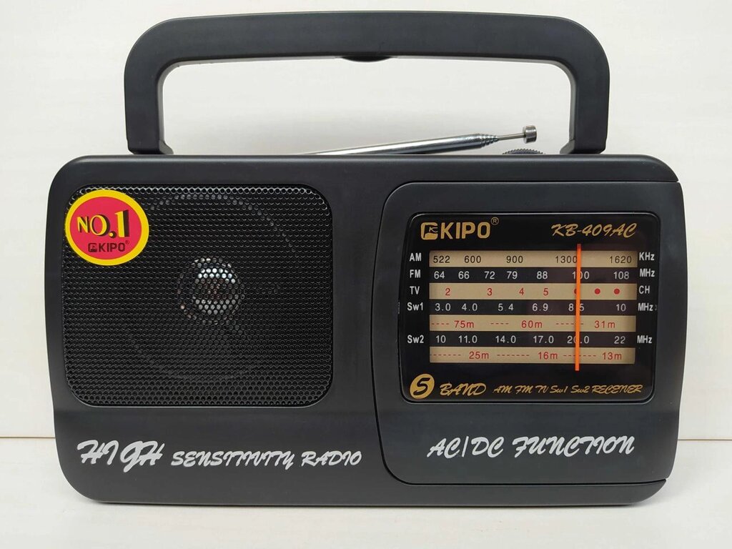 Радіоприймач KIPO KB-409 AC від компанії Artiv - Інтернет-магазин - фото 1