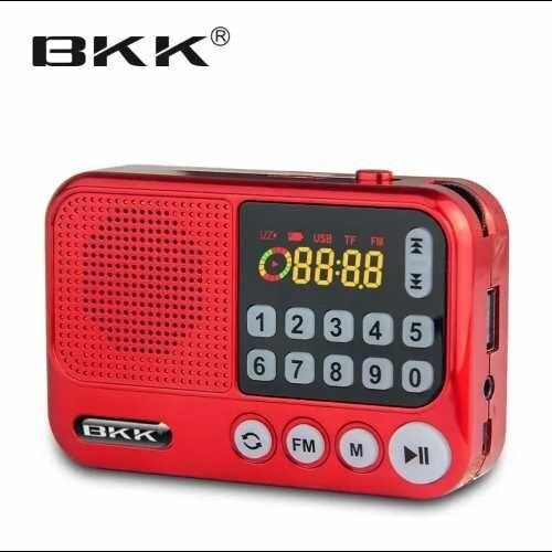 Радіоприймач з FM USB MicroSD BKK S99 радіо на акумуляторі 18650 від компанії Artiv - Інтернет-магазин - фото 1