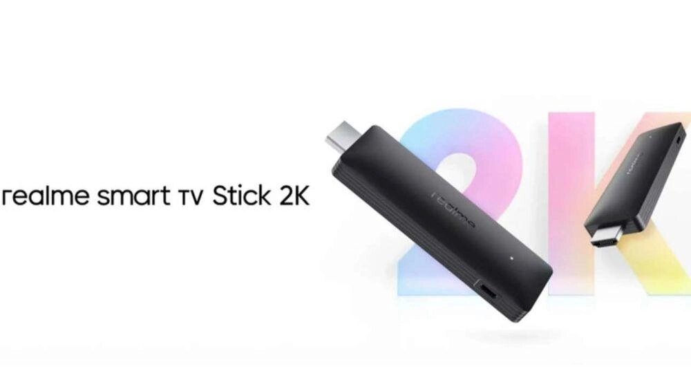 Realme Model 2K Smart TV Stick смарт тв приставка андроїд 2022 від компанії Artiv - Інтернет-магазин - фото 1