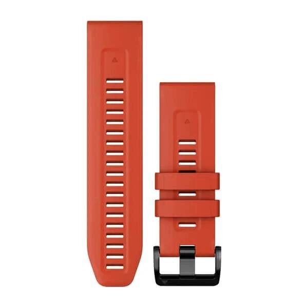 Ремінець Garmin QuickFit 26 Watch Bands Flame Red Silicone (010-13117-04) від компанії Artiv - Інтернет-магазин - фото 1