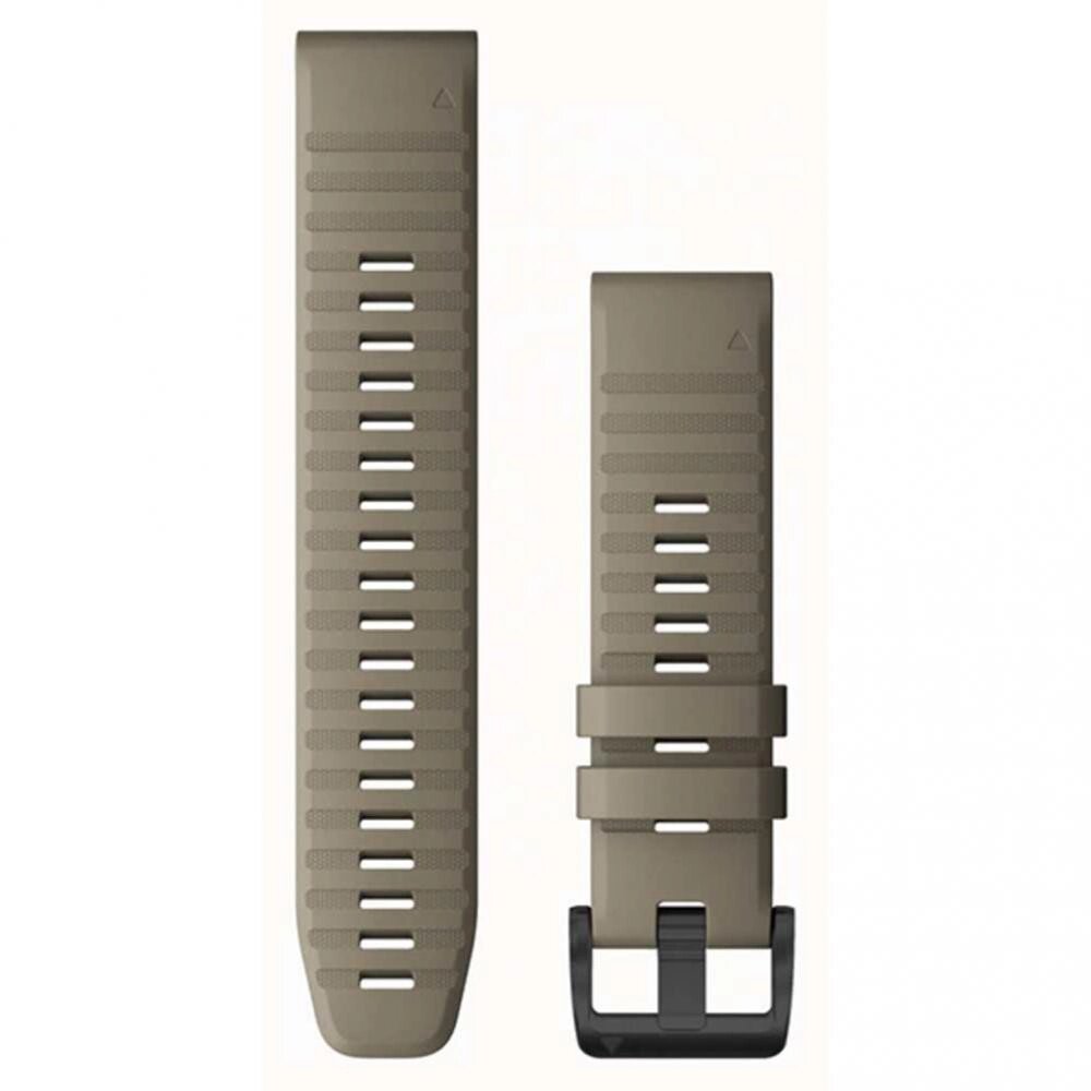 Ремінець Garmin Ремешок для Fenix 6 22mm QuickFit Dark Sandstone Silicone bands (010-12863-02) від компанії Artiv - Інтернет-магазин - фото 1