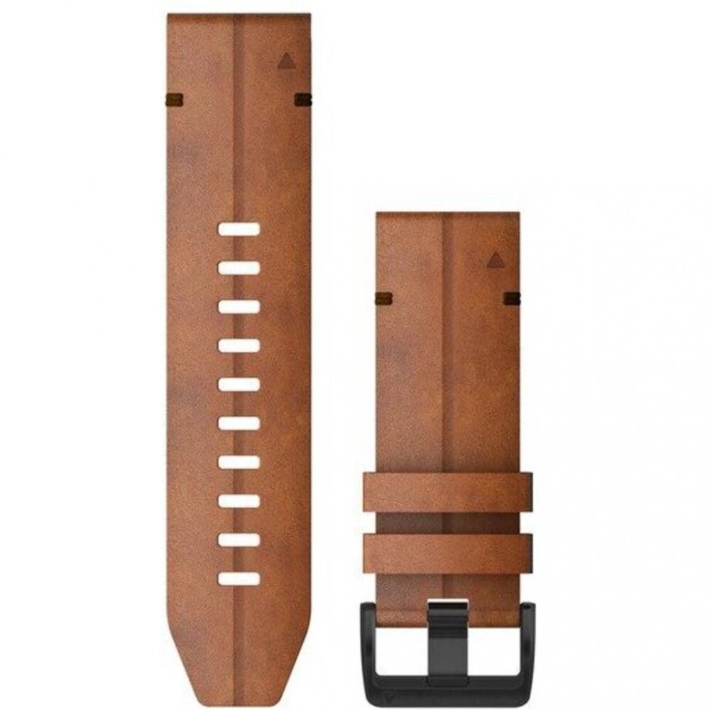 Ремінець Garmin Ремешок для Fenix 6X 26mm QuickFit Chestnut Leather Band (010-12864-05) від компанії Artiv - Інтернет-магазин - фото 1