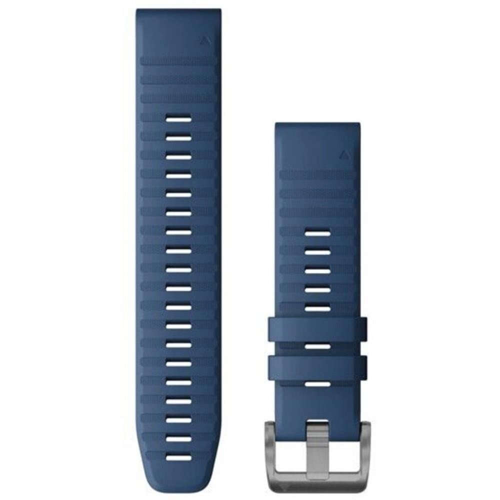 Ремінець Garmin Ремінець quatix 6 22mm QuickFit Captain Blue Silicone Band (010-12863-21) від компанії Artiv - Інтернет-магазин - фото 1