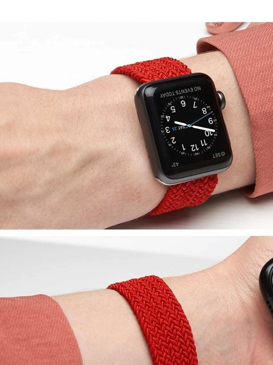 Ремінець плетений Apple Watch 38/40 мм, нейлоновий, без застібки від компанії Artiv - Інтернет-магазин - фото 1