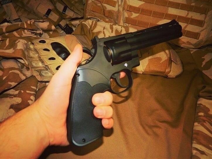 Револьвер/наган Smith-Whesson G36 Galaxy на кульках із гільзами від компанії Artiv - Інтернет-магазин - фото 1