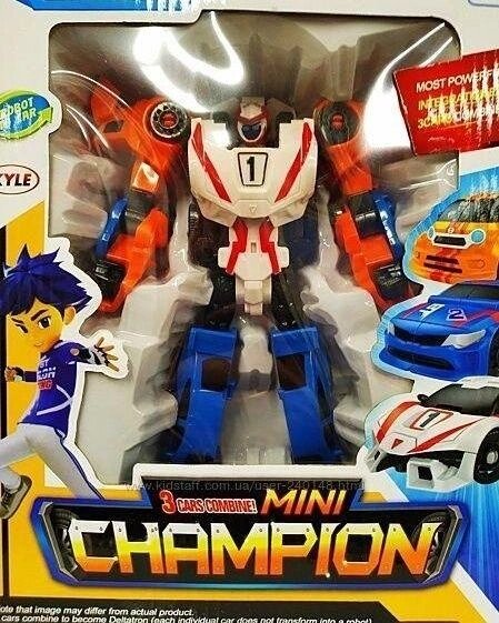 Робот-трансформер Tobot тобот mini Champion 3 в 1, 529 від компанії Artiv - Інтернет-магазин - фото 1