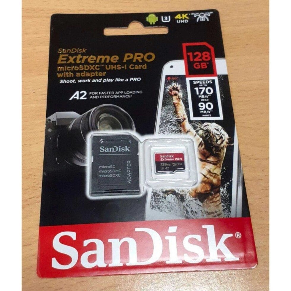 Розпродаж! КРАЩА КАРТА ПАМ'ЯТІ! MicroSD Sandisk Extreme PRO 64-256gb від компанії Artiv - Інтернет-магазин - фото 1