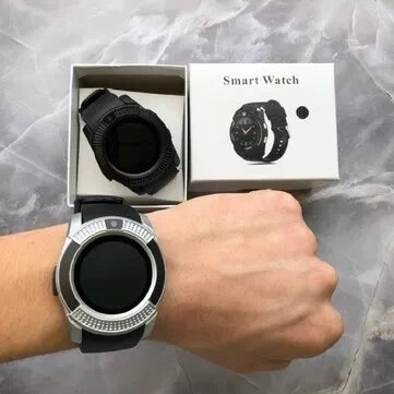 Розумний спортивний годинник Smart Watch V8 фітнес браслет Браслет пульсометр від компанії Artiv - Інтернет-магазин - фото 1