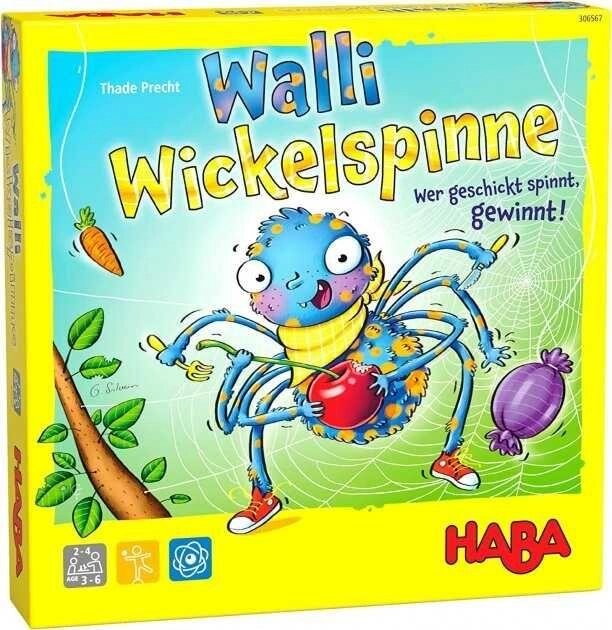 Розвивальна гра Walli Wickelspinne Haba, Павутина Валлі Хаба Німеччина від компанії Artiv - Інтернет-магазин - фото 1