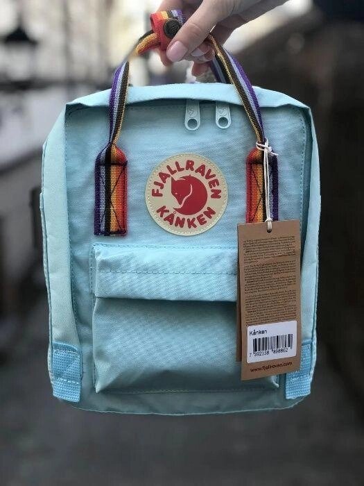 Рюкзак Fjallraven Kanken Mini 7 л, Матеріал: Vinylon F 100% опт роздріб від компанії Artiv - Інтернет-магазин - фото 1