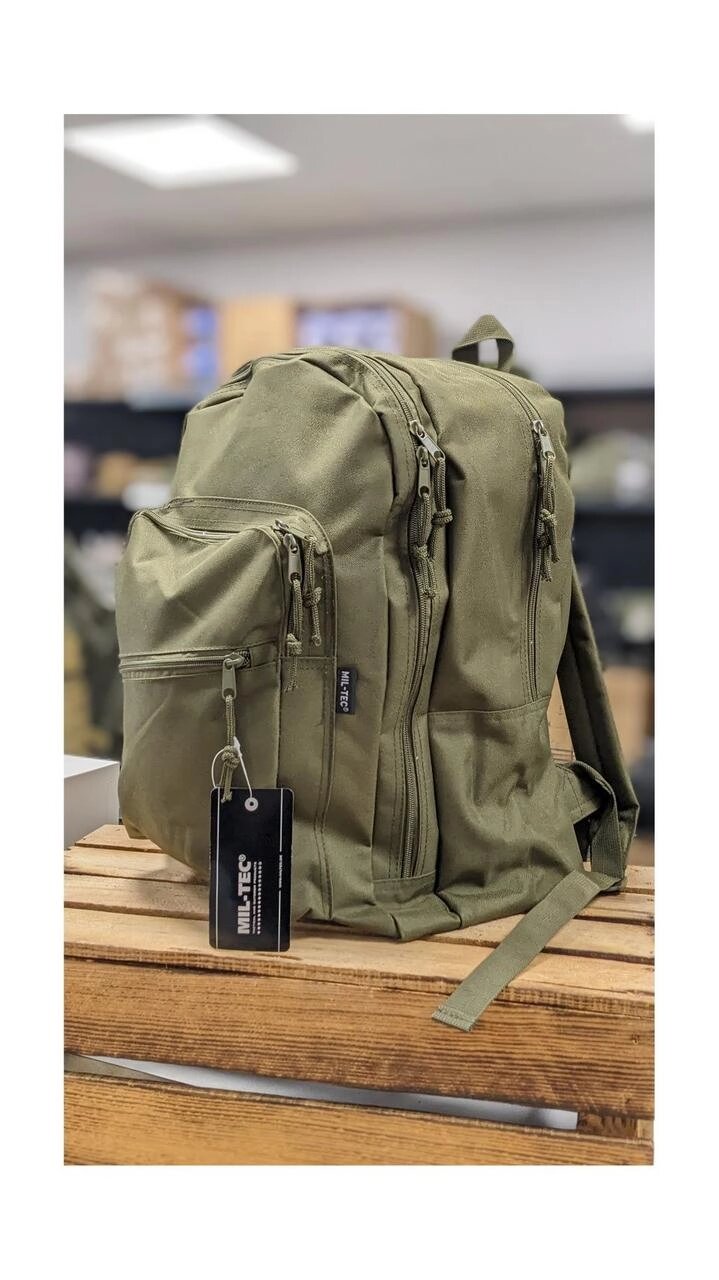 Рюкзак тактичний 25Л Олива Mil-Tec RUCKSACK DAY PACK (14003001-25) від компанії Artiv - Інтернет-магазин - фото 1