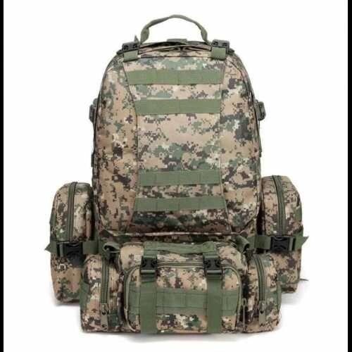 Рюкзак тактичний військовий із підсумками 55 л Tactical Backpack B08 від компанії Artiv - Інтернет-магазин - фото 1
